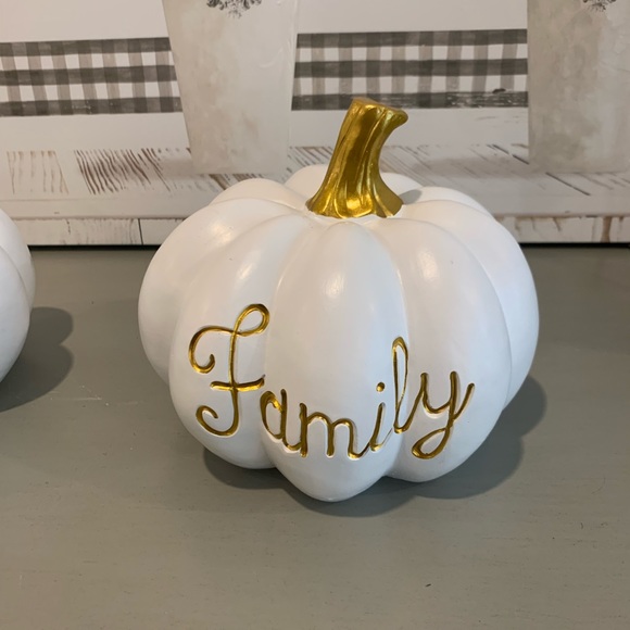 Fall Decor - 3 Piece Pumpkin Set - Picture 4 of 4